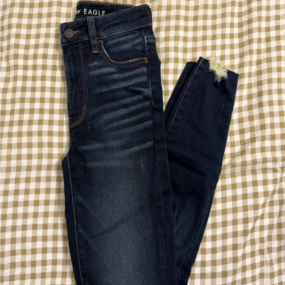 American Eagle Outfitters Dark Indigo Skinny Jeans